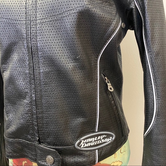 Harley-Davidson Perforated Leather Jacket - Picture 3 of 10